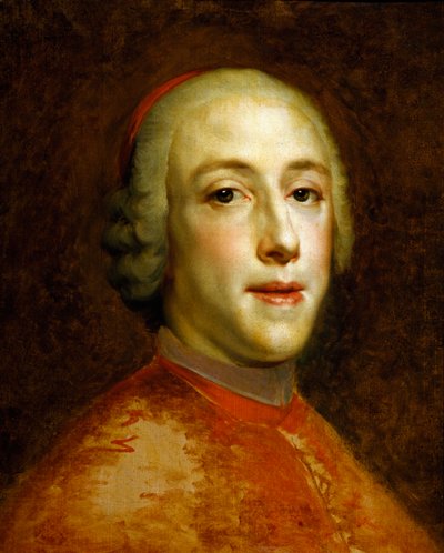Porträtt av Henry Benedict Marie Clement Edward Stuart, kardinal York, av Anton Raphael Mengs, cirka 1756 av Anton Raphael Mengs