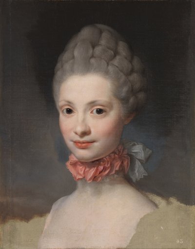 Porträtt av Maria Luisa av Parma som prinsessa av Asturien, 1765 av Anton Raphael Mengs