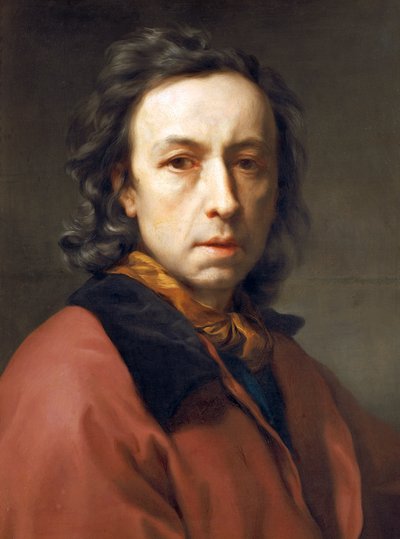 Självporträtt av Anton Raphael Mengs av Anton Raphael Mengs