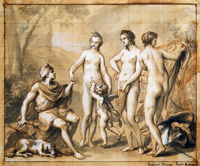 Domen i Paris, av Anton Raphael Mengs av Anton Raphael Mengs
