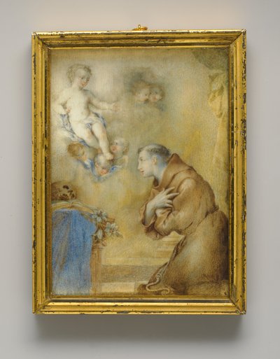 Sankt Antonius av Paduas vision av Anton Raphael Mengs
