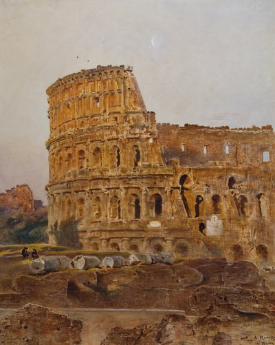 Colosseum i Rom av Anton Romako