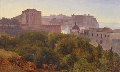 Francavilla Wood in Chiatamone, ca 1824 (olja på duk) av Anton Sminck Pitloo