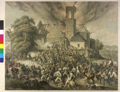 Slaget vid Aspern 1809 av Anton Strassgschwandtner