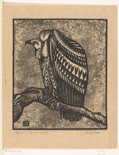 Gier (originaltitel på objekt) av Anton Vincent Emanuel Pohl (signed by artist)