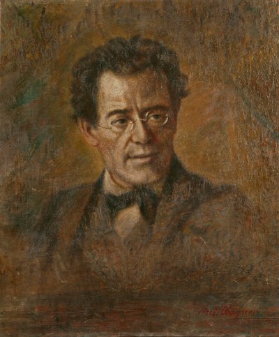 Gustav Mahler, kompositör och dirigent av Anton Wagner-Henning