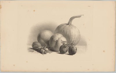 Pumpa, persikor, aprikos, plommon och hasselnötter Flower and Fruit Studies (...) 3:e avsnittet (serietitel) av Anton Weiss
