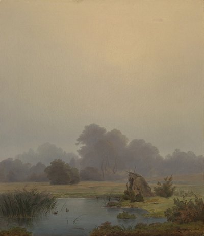 höstmorgon av Anton Zwengauer