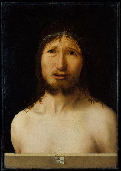 Kristus krönt med törnen av Antonello da Messina