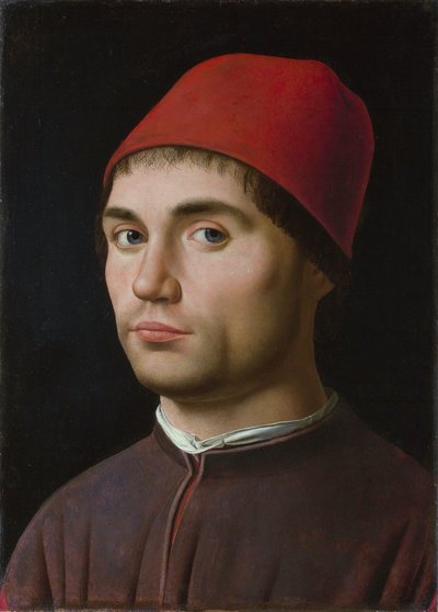 Porträtt av en man av Antonello da Messina