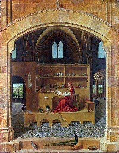 Sankt Hieronymus i sitt arbetsrum av Antonello da Messina