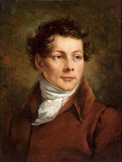 Porträtt av Karol Brodowski, konstnärens bror av Antoni Brodowski