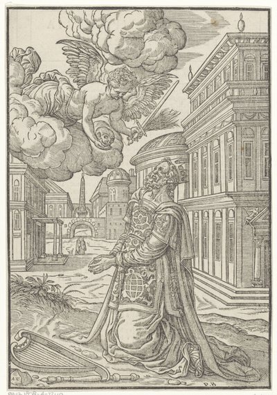Knästående David av Antoni van Leest