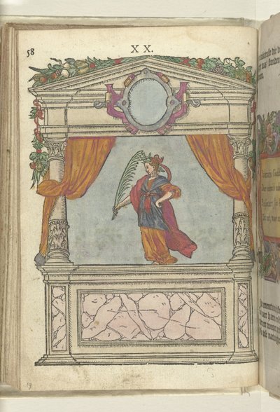 Scen med personifieringen av segern (Palmaris), 1578 av Antoni van Leest