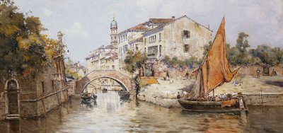 En venetiansk bakvatten av Antonia Maria de Reyna Manescau