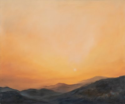 Afrikansk sand, Andalusien, 2002 (olja på duk) av Antonia Myatt