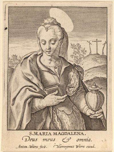 S. Maria Magdalena av Antonie Wierix