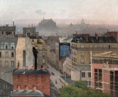 Paris sett från Montmartre, 1887 av Antonin Chittussi