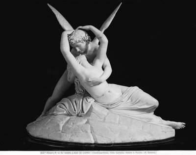 Kärlek och psyke, kopia av Adamo Tadolini av Antonio (after) Canova