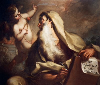 Italienska:  Profeta Isaia Profeten Jesaja av Antonio Balestra