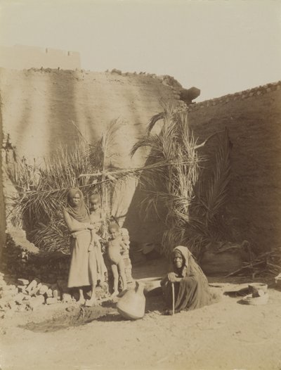 Berber Family, Egyptswed av Antonio Beato