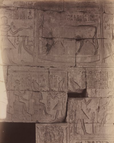 Deir el-Medineh, helig pråm av Antonio Beato