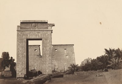 Karnak: Gate of Khonsu av Antonio Beato