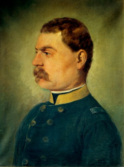 Officeren (olja på duk) av Antonio Bignoli