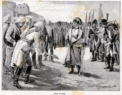Napoleon Bonaparte, segrande i slaget vid Ulm, den 20 oktober av Antonio Bonamore