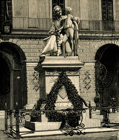 Monument till Francesca Capece (1769-1848), av Antonio Bortone (1844-1938), Maglie, Apulien, Italien av Antonio Bortone