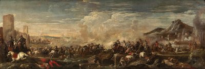 Stridsscen av Antonio Calza