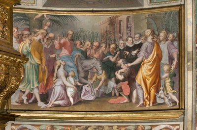 Antonio Campi, Jesu intåg i Jerusalem 1582-84 av Antonio Campi