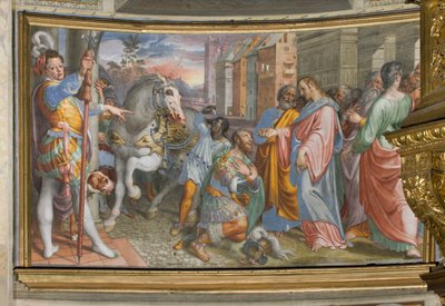 Apsid, Antonio Campi, Jesu möte med centurionen Cornelius 1582-8 av Antonio Campi