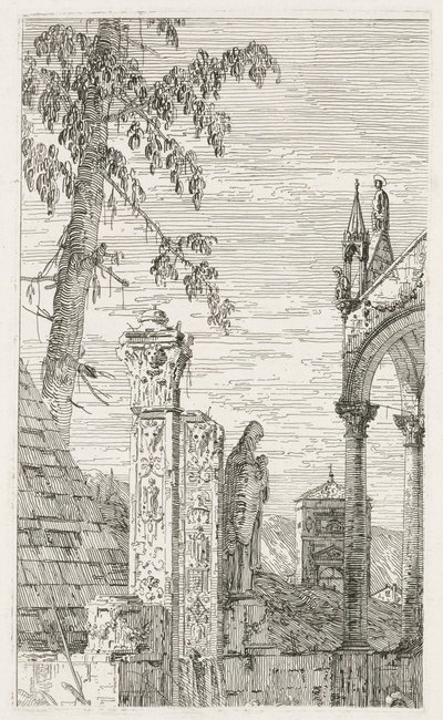Visningar: Fragment av skulptur av Antonio Canaletto