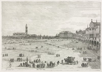Utsikt: Prà della Valle, Padua av Antonio Canaletto