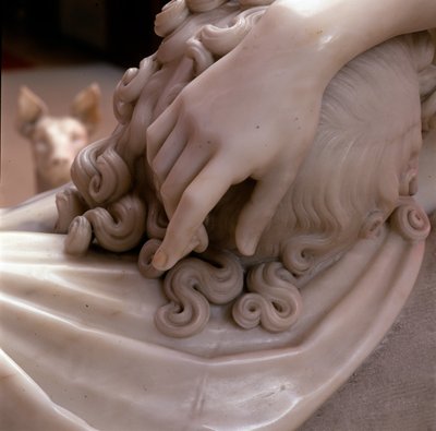 Chef för Endymion av Antonio Canova