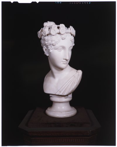 Chef för en dansare, 1820 (marmor) av Antonio Canova