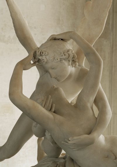 Psyche återupplivas av Amors kyss... av Antonio Canova