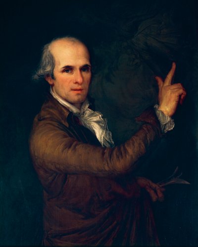 Självporträtt av Antonio Canova (1757-1822) av Antonio Canova