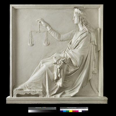 Rättvisan, 1793 (gips) av Antonio Canova