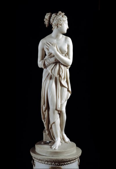 Venere Italica (Venus) - Marmorstaty (h. 172 cm), av Antonio Canova (1757 - 1822) av Antonio Canova