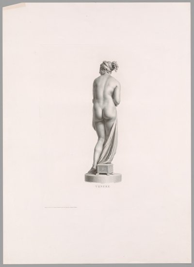 Venus, bakifrån, från Work av Canova av Antonio Canova
