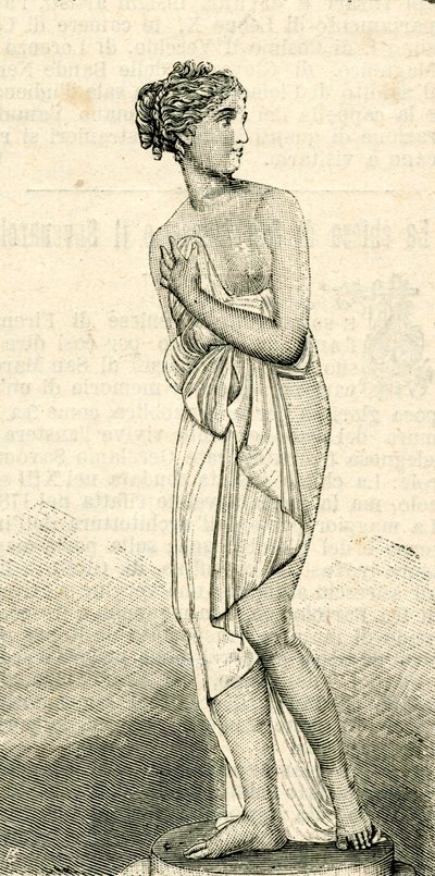 Venus Italica, av Antonio Canova (1757-1822), Galleria Palatina, Florens, Toscana, Italien av Antonio Canova