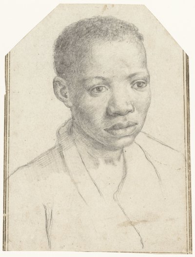 Porträtt av en svart pojke av Antonio Carracci
