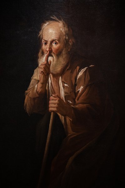 Gubben ropar på tystnad av Antonio Cifrondi
