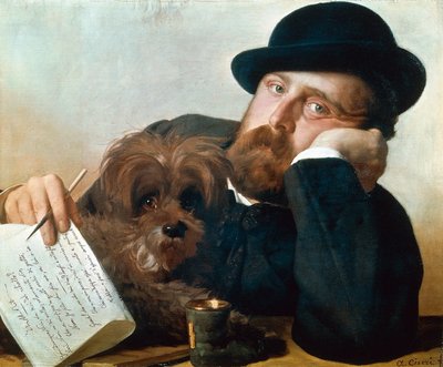 Porträtt av Neri Tanfucio (Monterotondo av Antonio Ciseri
