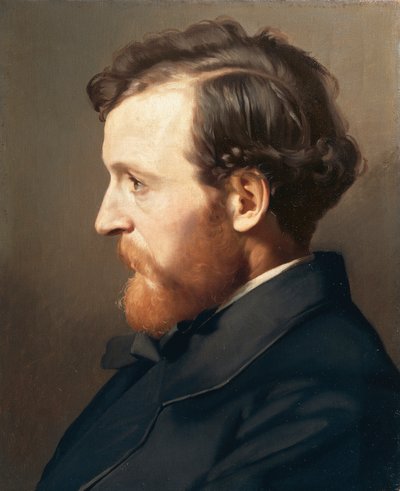 Porträtt av Vincenzo Ciseri av Antonio Ciseri (1821-1891) av Antonio Ciseri