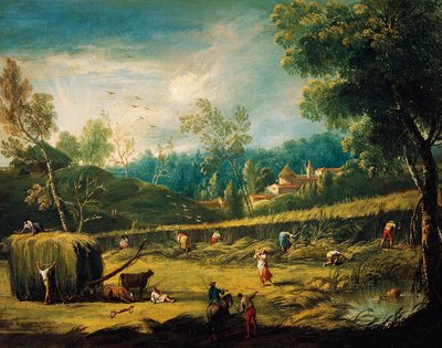 Sommaren, av Antonio Diziani (1737-1797), målning. av Antonio Diziani