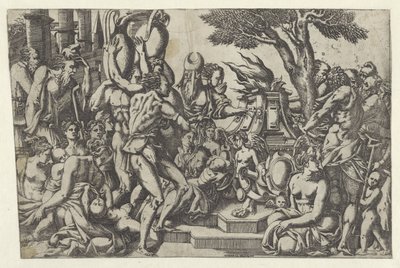 Offerscène av Antonio Fantuzzi