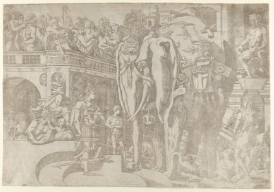 Kunglig elefant, 1542-45. av Antonio Fantuzzi